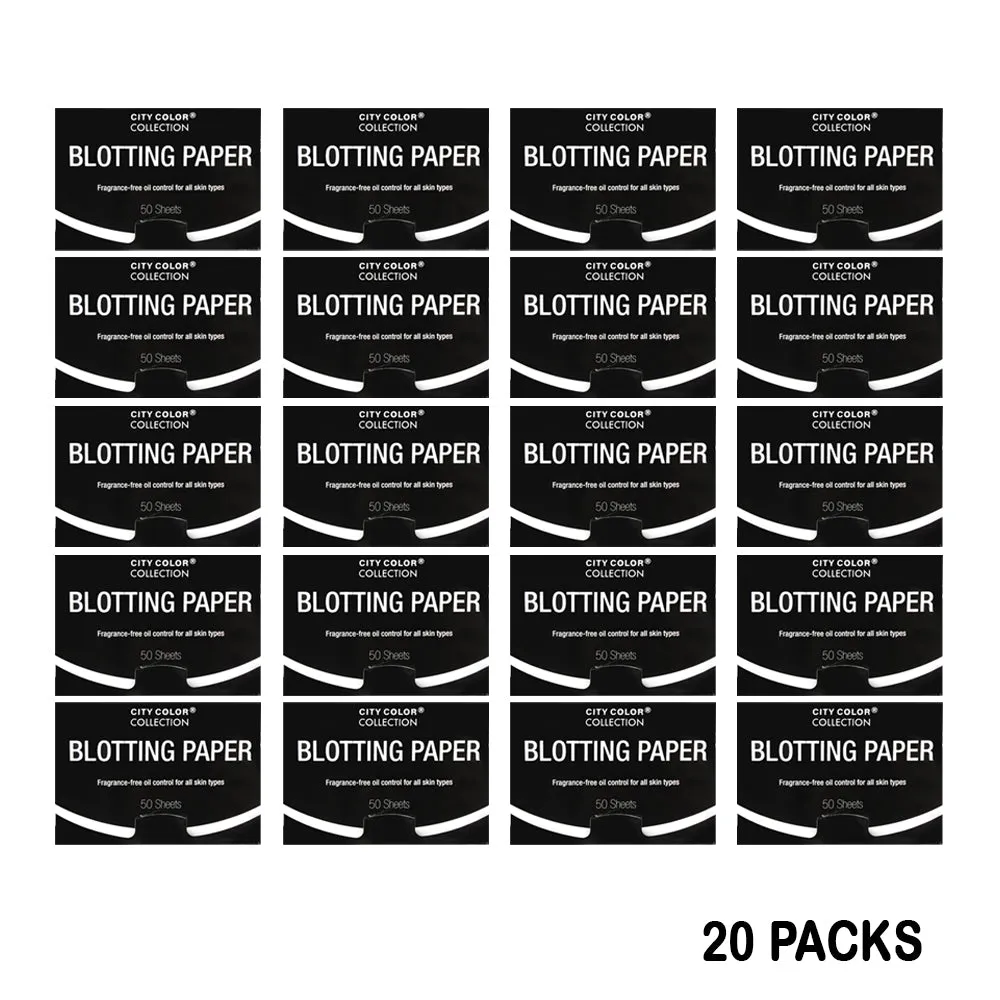 1000 Count Oil Absorbing Tissues Blotting Paper Sheets Facial Skin Care 20 Packs
