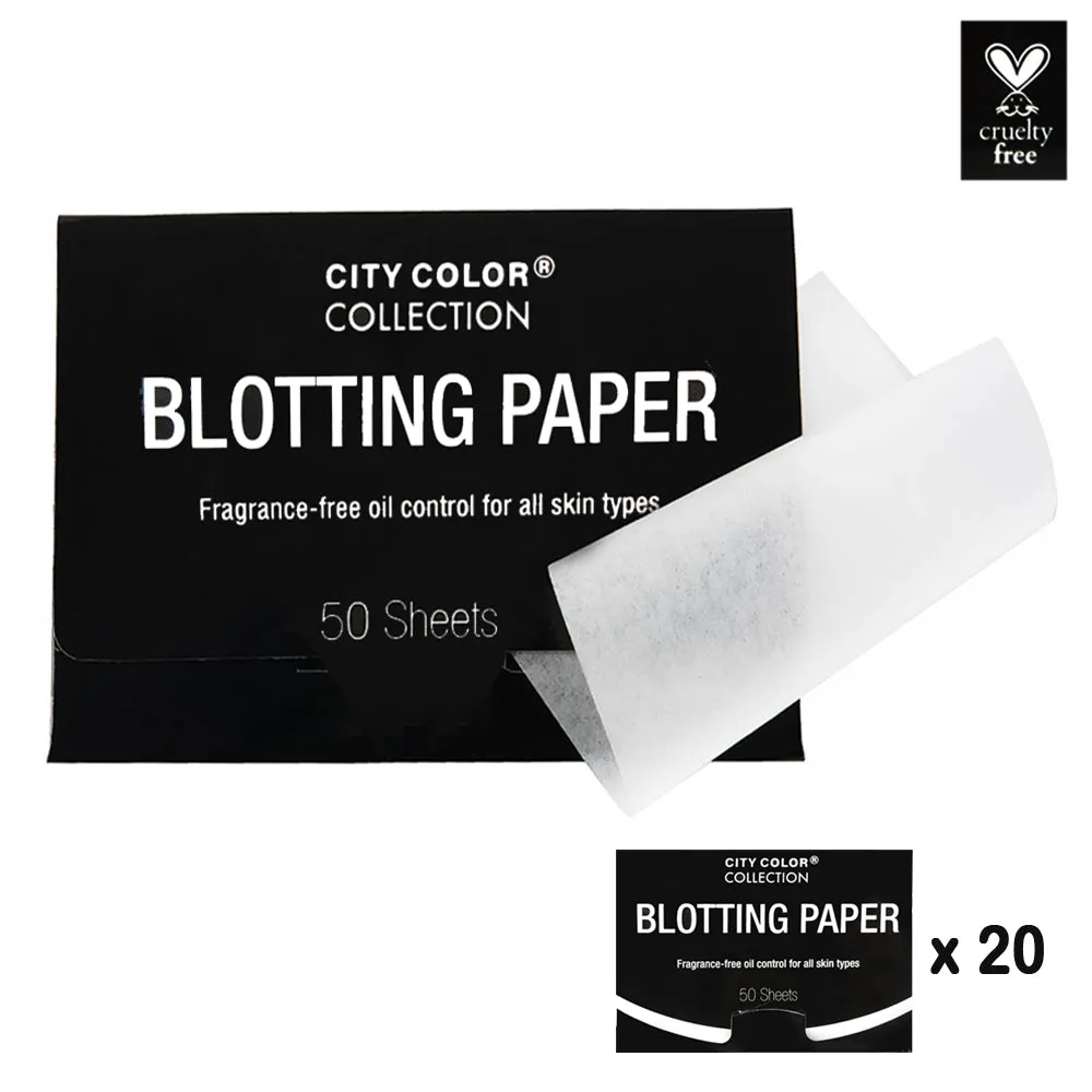 1000 Count Oil Absorbing Tissues Blotting Paper Sheets Facial Skin Care 20 Packs