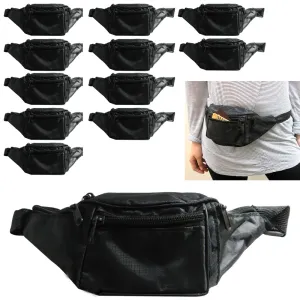 12 Fanny Pack Adjustable Waist Pouch Utility Bag Belt Hip 4 Pocket Travel Sport 12 Fanny Pack Adjustable Waist Pouch Utility Bag Belt Hip 4 Pocket Travel Sport