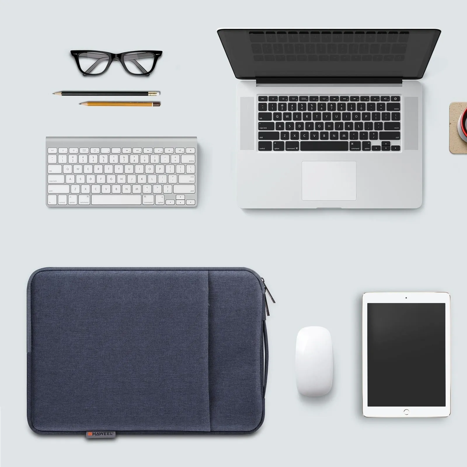 12.5-13.5 Inch Laptop Sleeve Briefcase with Zipper and Handle