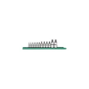13-Pc 1/4", 3/8", 1/2" Drive Stubby Torx  Bit Set 13-Pc 1/4", 3/8", 1/2" Drive Stubby Torx  Bit Set