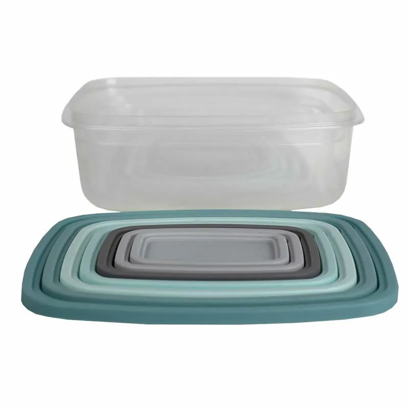 14 Piece Food Storage Container Set with Secure Fit Lids