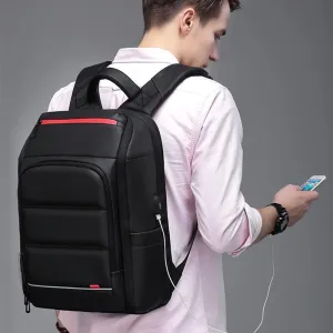 15.6 Inch Laptop Travel Backpack Water Repellent Functional Rucksack With USB Charging Port 15.6 Inch Laptop Travel Backpack Water Repellent Functional Rucksack With USB Charging Port