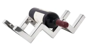 3 Bottle Stainless Steel Tabletop Wine Rack. 3 Bottle Stainless Steel Tabletop Wine Rack.
