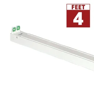 4ft 2-Lamp T5 LED Ready Strip Light, Double End Wiring, Bulbs Not Included 4ft 2-Lamp T5 LED Ready Strip Light, Double End Wiring, Bulbs Not Included