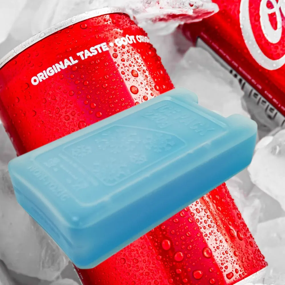 8 Cold Ice Packs Reusable Lunch Boxes Bag Coolers Food Freezer Pain Relief Small