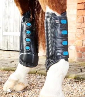 AC Super Lite Carbon Tech Eventing Racing Boots  Hind  - Black AC Super Lite Carbon Tech Eventing Racing Boots  Hind  - Black