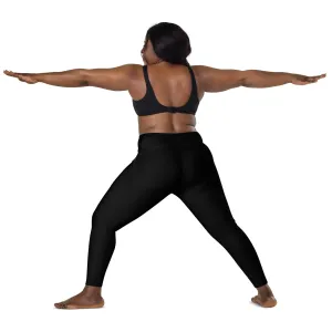 Adult Black Leggings with Pockets - Where Comfort Meets Functionality Adult Black Leggings with Pockets - Where Comfort Meets Functionality