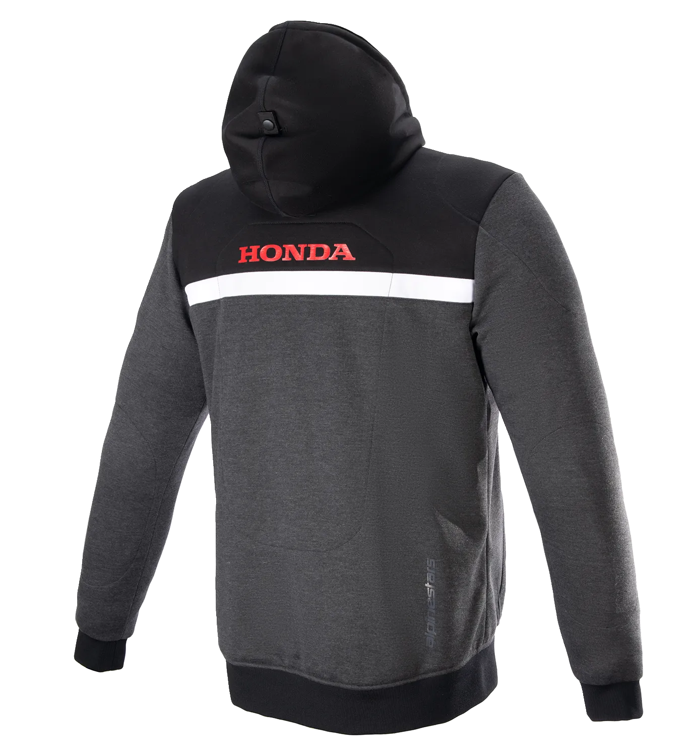 ALPINESTARS Honda Chrome Street Hoodie - Black/Gray/Red - 2XL 4201323-1908-2X