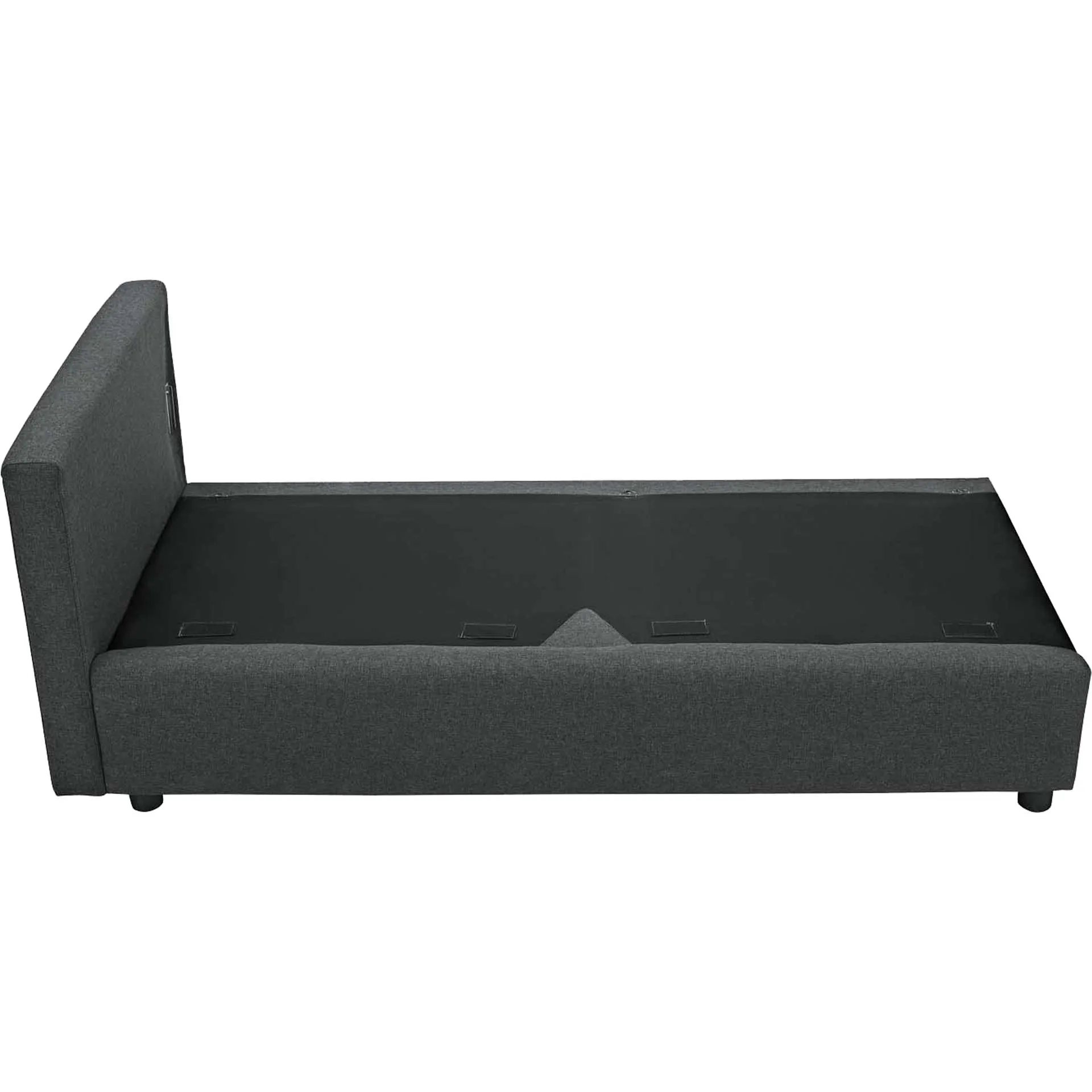 Antonio Upholstered Fabric Sofa Gray