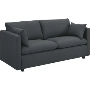 Antonio Upholstered Fabric Sofa Gray Antonio Upholstered Fabric Sofa Gray