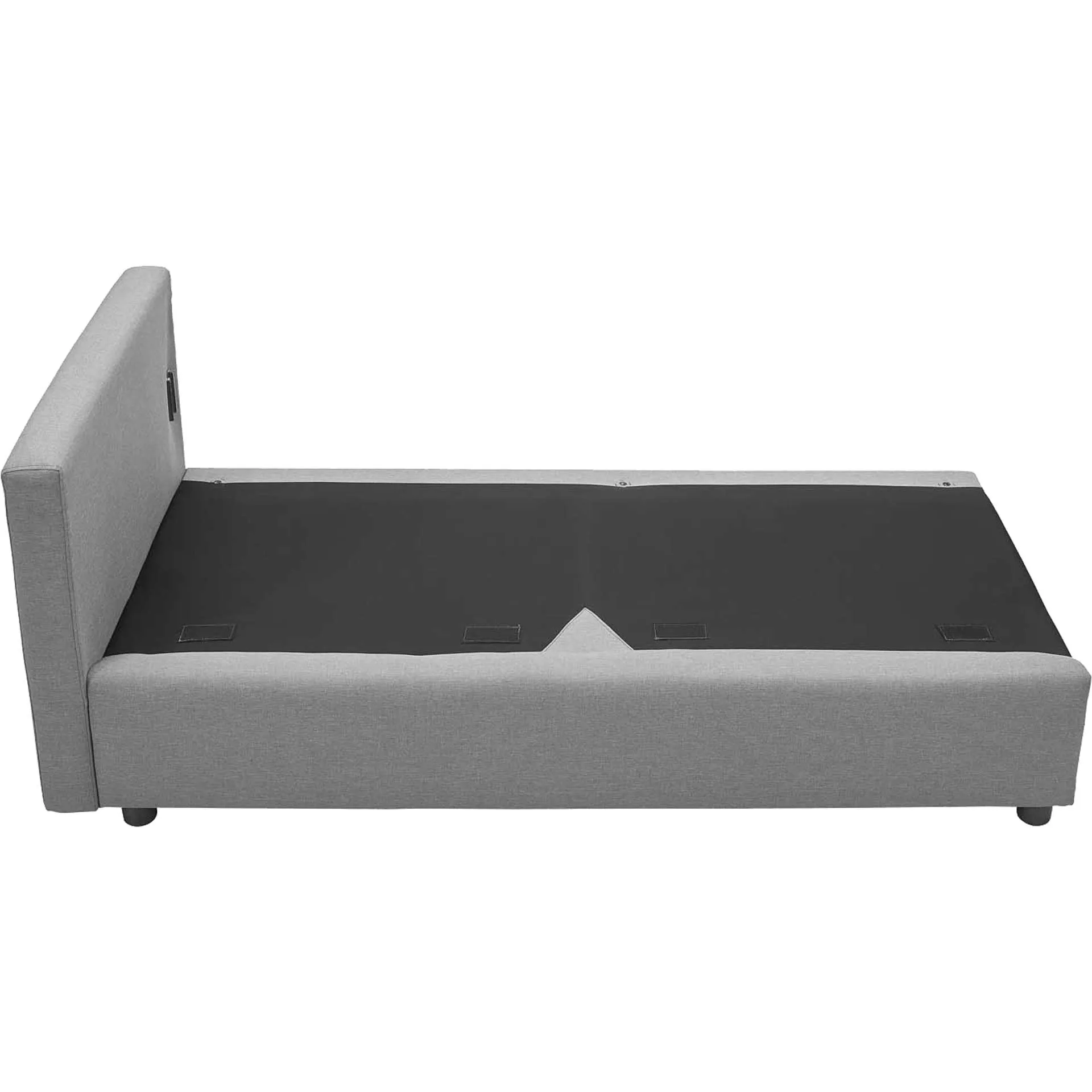 Antonio Upholstered Fabric Sofa Light Gray