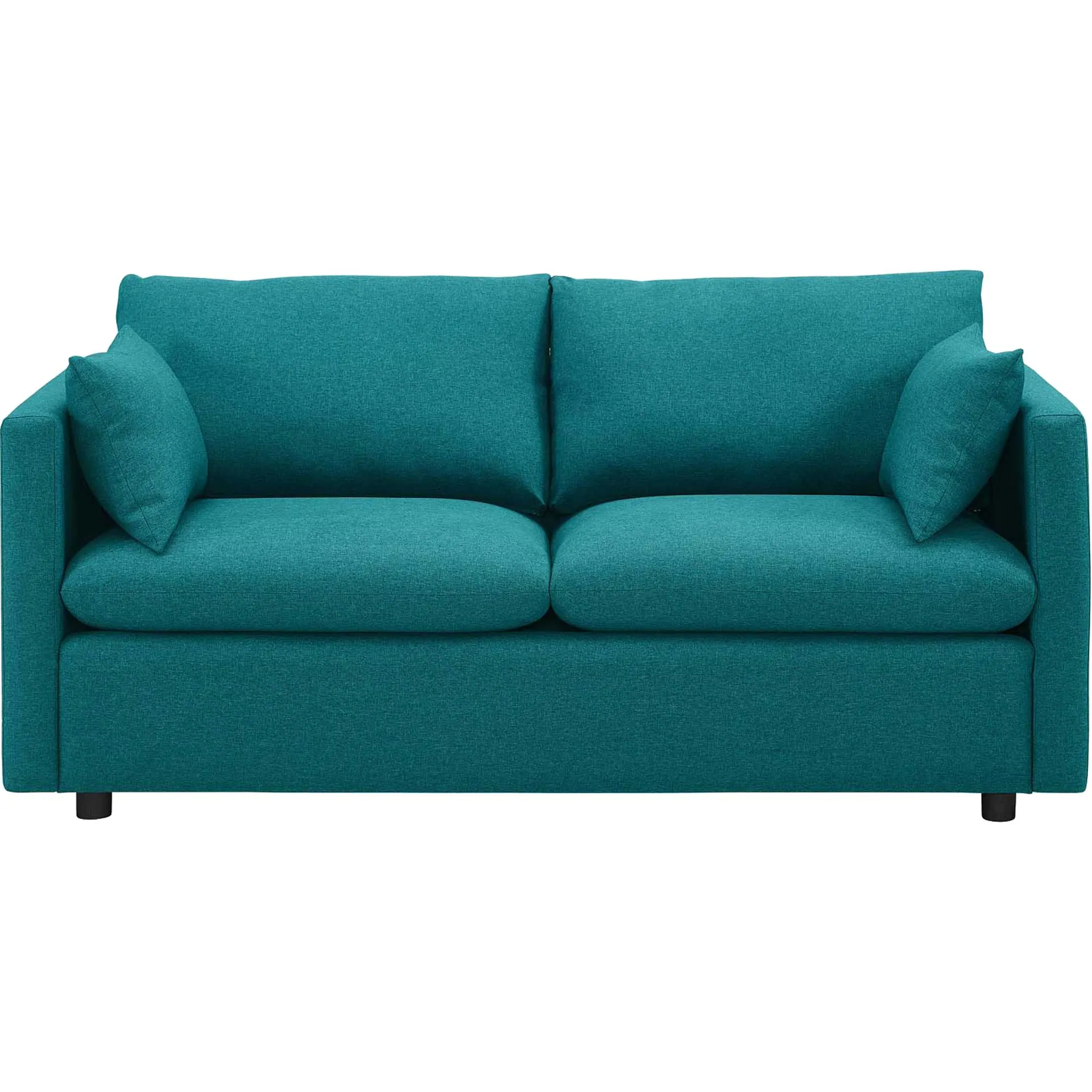 Antonio Upholstered Fabric Sofa Teal