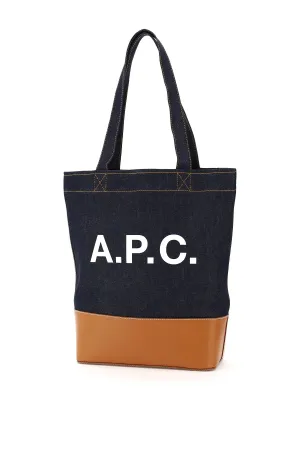 A.p.c. axel denim tote bag A.p.c. axel denim tote bag