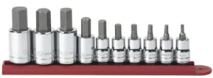 Apex Tool Group 10 Piece Bit Socket Sets, 80579 Apex Tool Group 10 Piece Bit Socket Sets, 80579