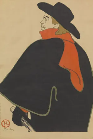 Aristide Bruant, at His Cabaret - Framed Prints Aristide Bruant, at His Cabaret - Framed Prints