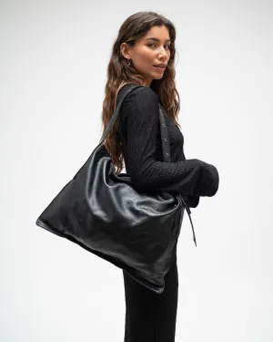 Bag Noor Black Faux Leather Bag Noor Black Faux Leather