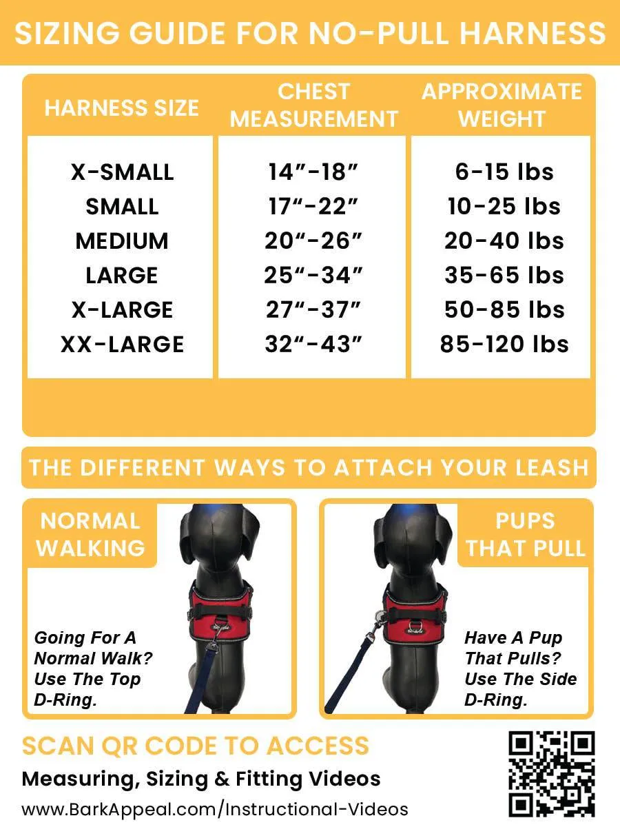 Bark Appeal Inc. - Reflective No Pull Harness