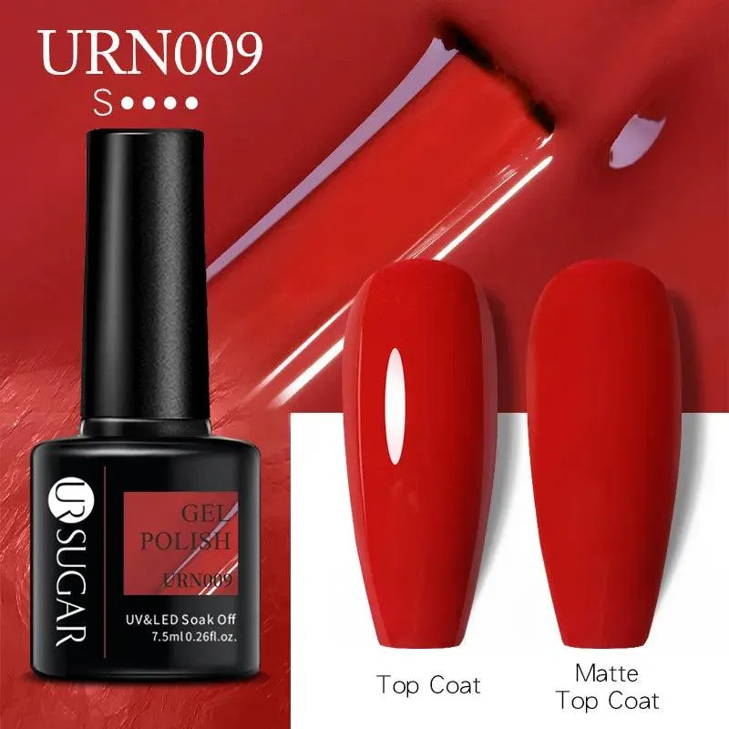 Black Red Glitter UV Gel Nail Polish: Dazzle with Professional Quality