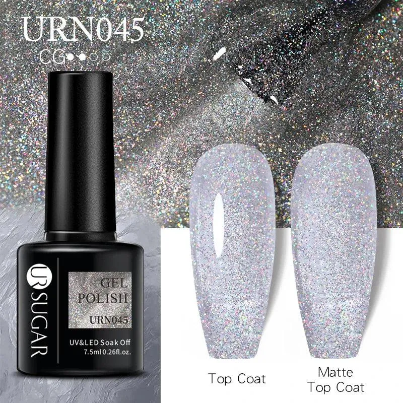 Black Red Glitter UV Gel Nail Polish: Dazzle with Professional Quality