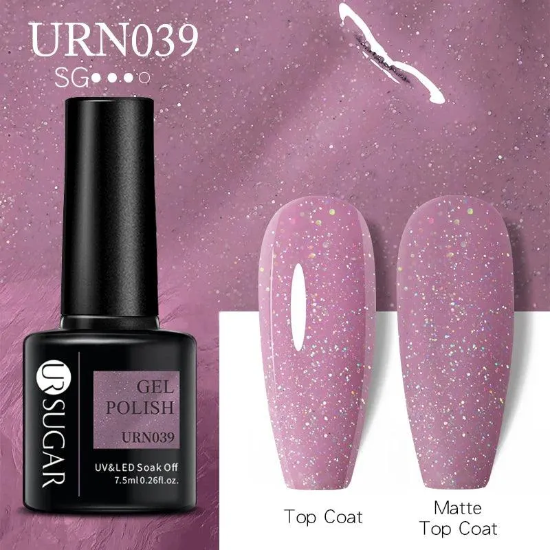 Black Red Glitter UV Gel Nail Polish: Dazzle with Professional Quality