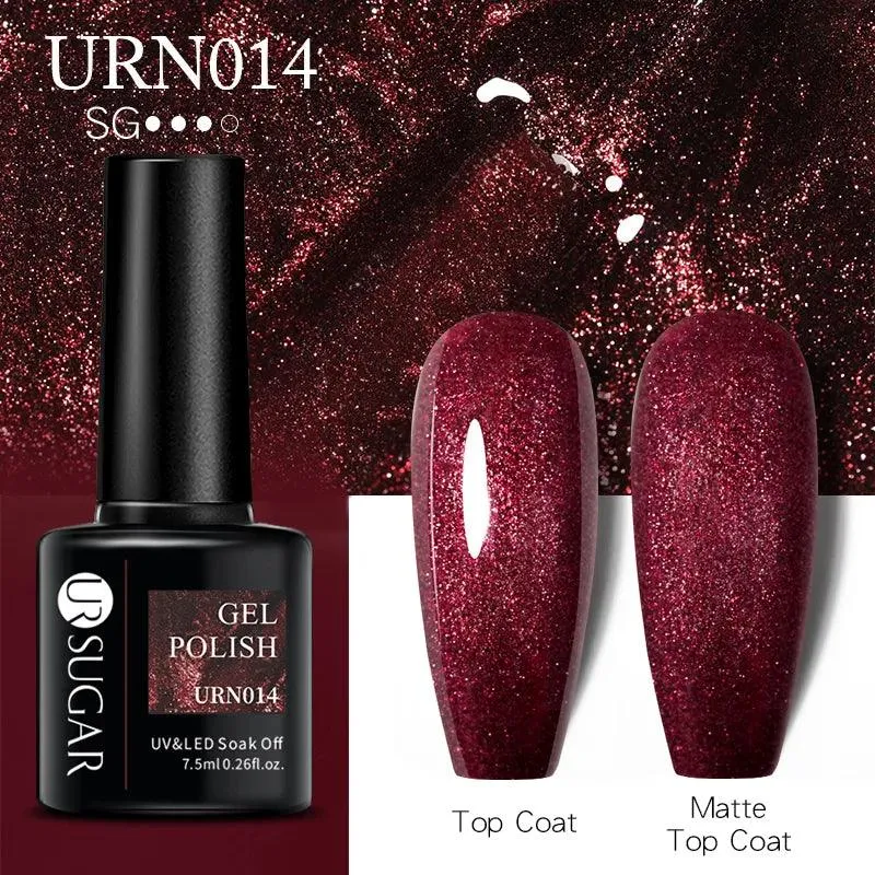 Black Red Glitter UV Gel Nail Polish: Dazzle with Professional Quality
