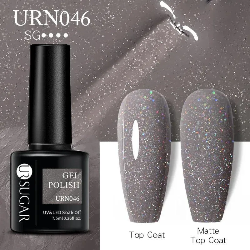 Black Red Glitter UV Gel Nail Polish: Dazzle with Professional Quality