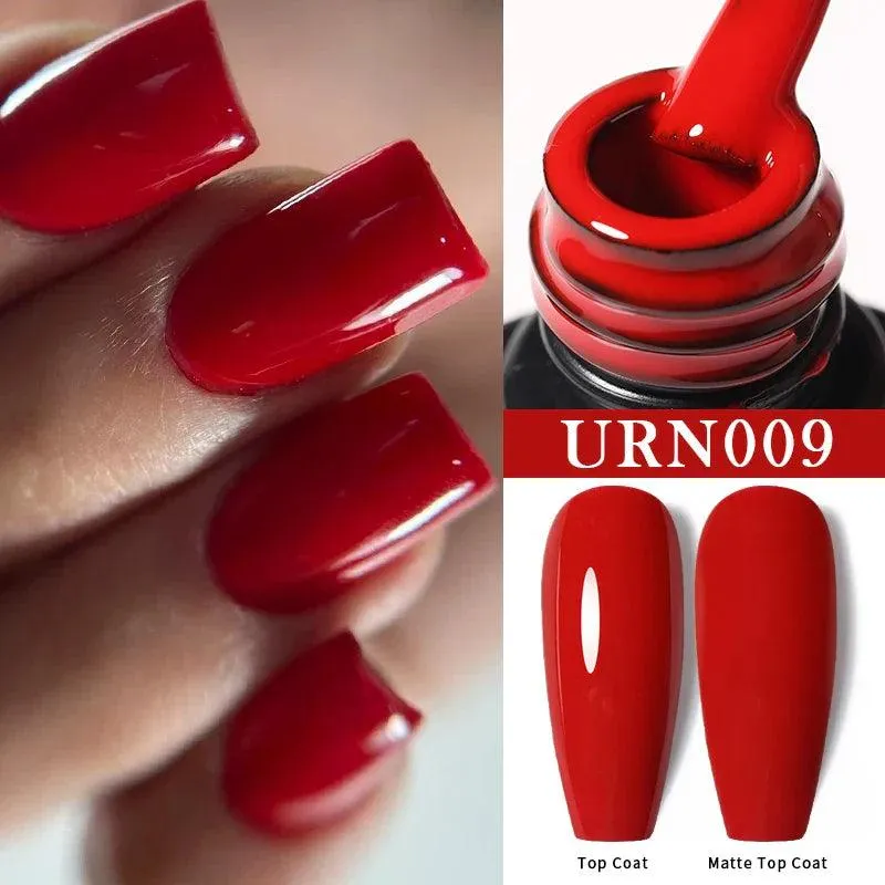 Black Red Glitter UV Gel Nail Polish: Dazzle with Professional Quality