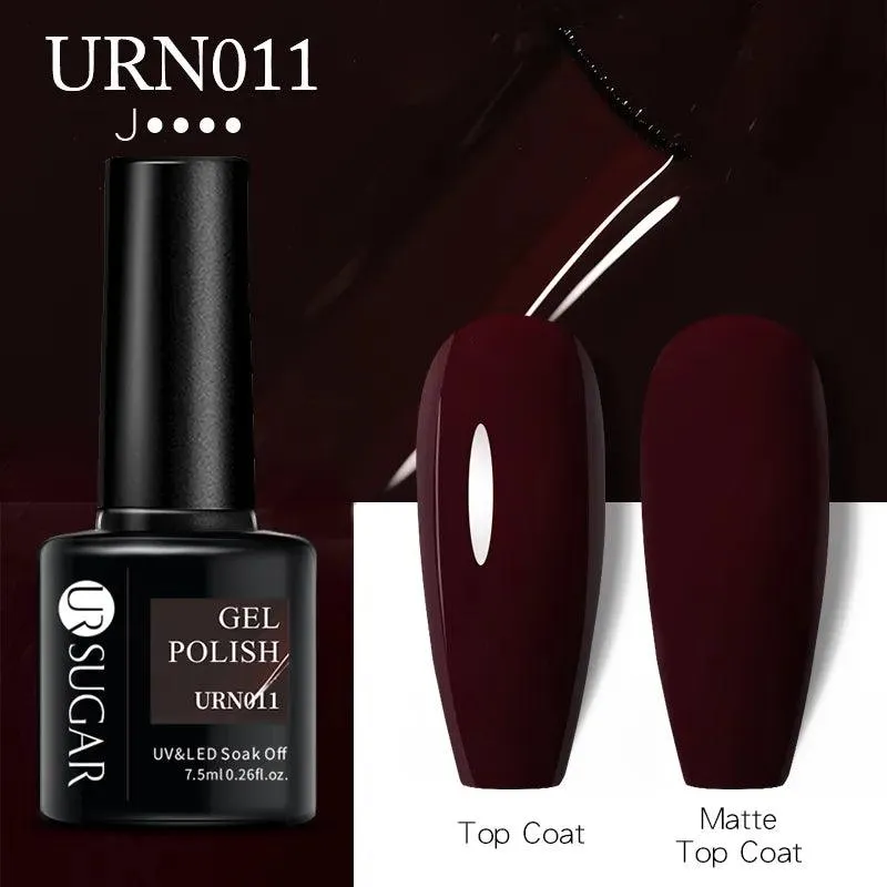 Black Red Glitter UV Gel Nail Polish: Dazzle with Professional Quality