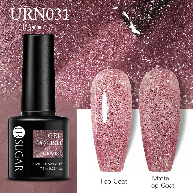 Black Red Glitter UV Gel Nail Polish: Dazzle with Professional Quality
