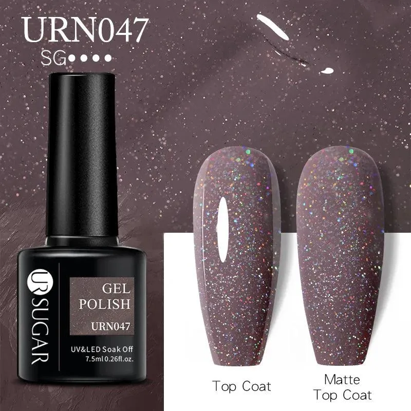 Black Red Glitter UV Gel Nail Polish: Dazzle with Professional Quality