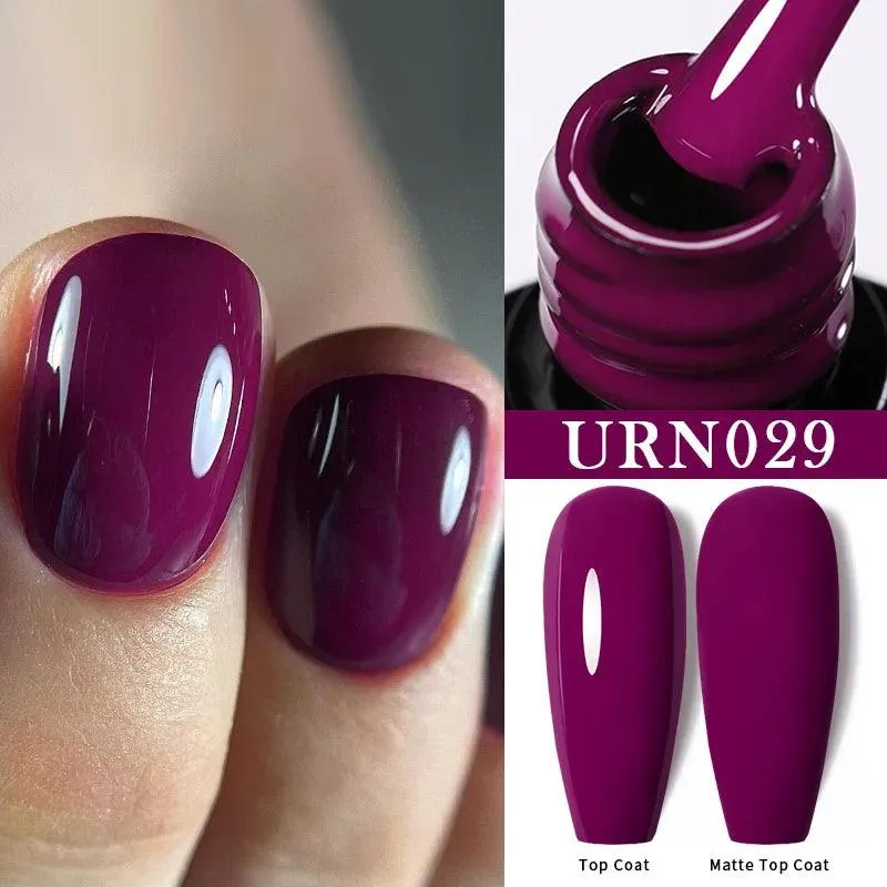 Black Red Glitter UV Gel Nail Polish: Dazzle with Professional Quality