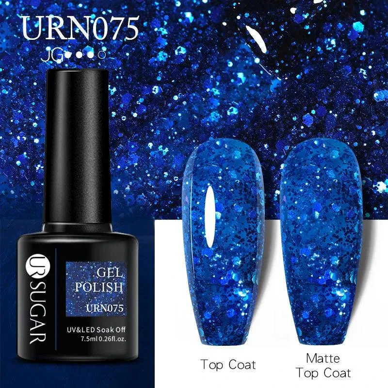 Black Red Glitter UV Gel Nail Polish: Dazzle with Professional Quality