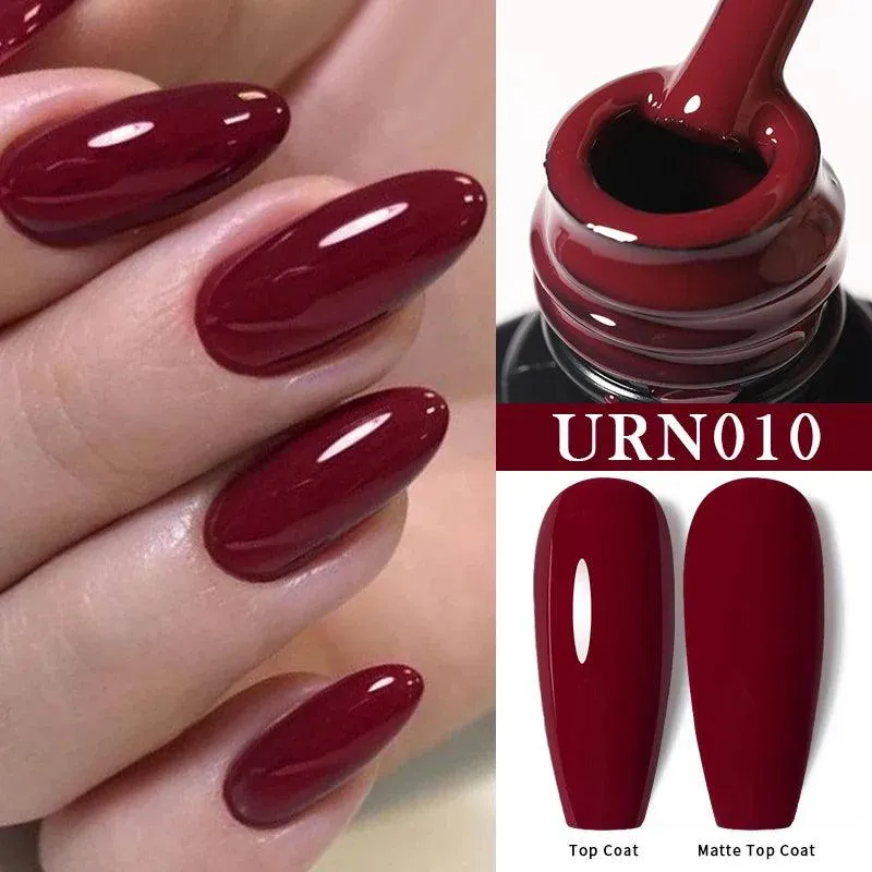 Black Red Glitter UV Gel Nail Polish: Dazzle with Professional Quality