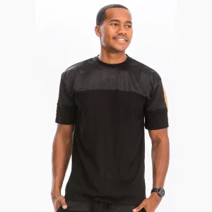 Black Reflective Mesh Tee Black Reflective Mesh Tee
