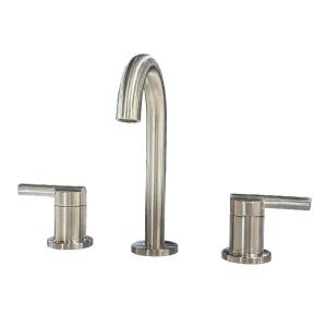 Brislin Bathroom Faucet, Brushed Nickel, 8" Spread Brislin Bathroom Faucet, Brushed Nickel, 8" Spread