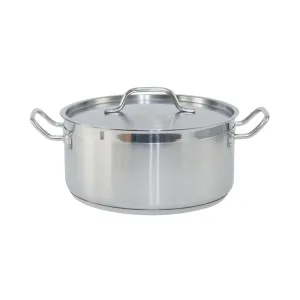 CAC China SSBZ-8 Brazier SS W/ Lid 8QT Set CAC China SSBZ-8 Brazier SS W/ Lid 8QT Set