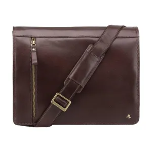 Carter Messenger Bag A4 - Merlin Brown Carter Messenger Bag A4 - Merlin Brown