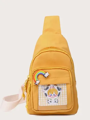 Cartoon Graphic Sling Bag Cartoon Graphic Sling Bag