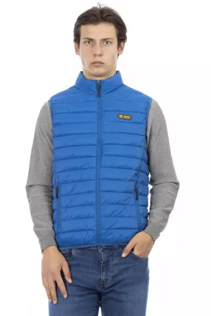 Ciesse Outdoor Blue Polyester Men's Sleeveless Jacket Ciesse Outdoor Blue Polyester Men's Sleeveless Jacket