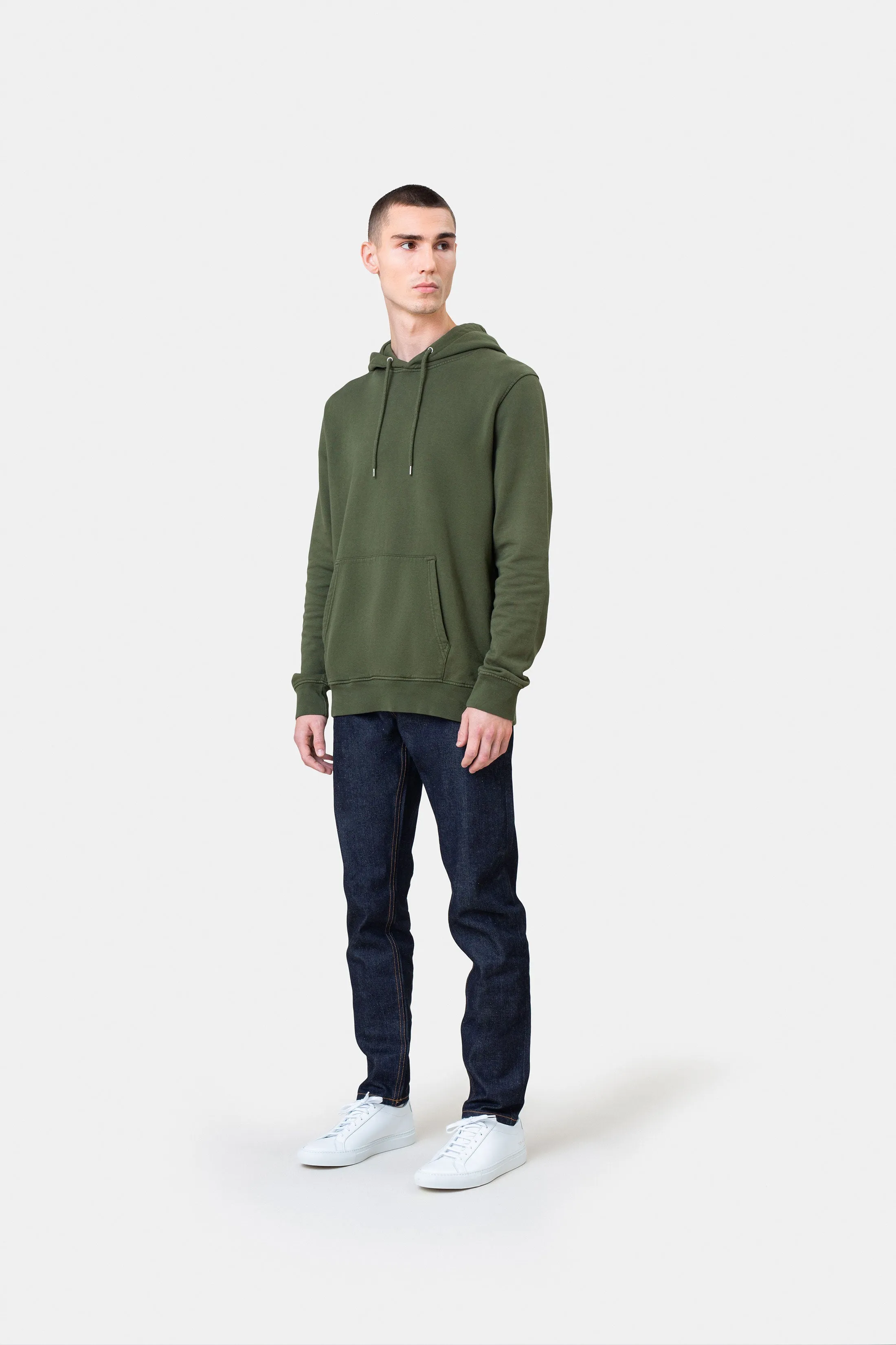 Classic Organic Hood - Heather Grey
