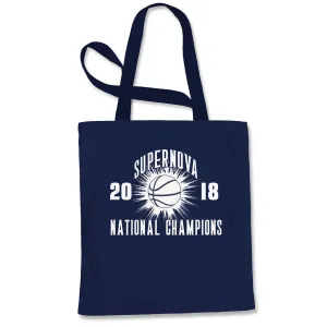 College Basketball Champs Supernova 2018 National Championship Tote Bag College Basketball Champs Supernova 2018 National Championship Tote Bag