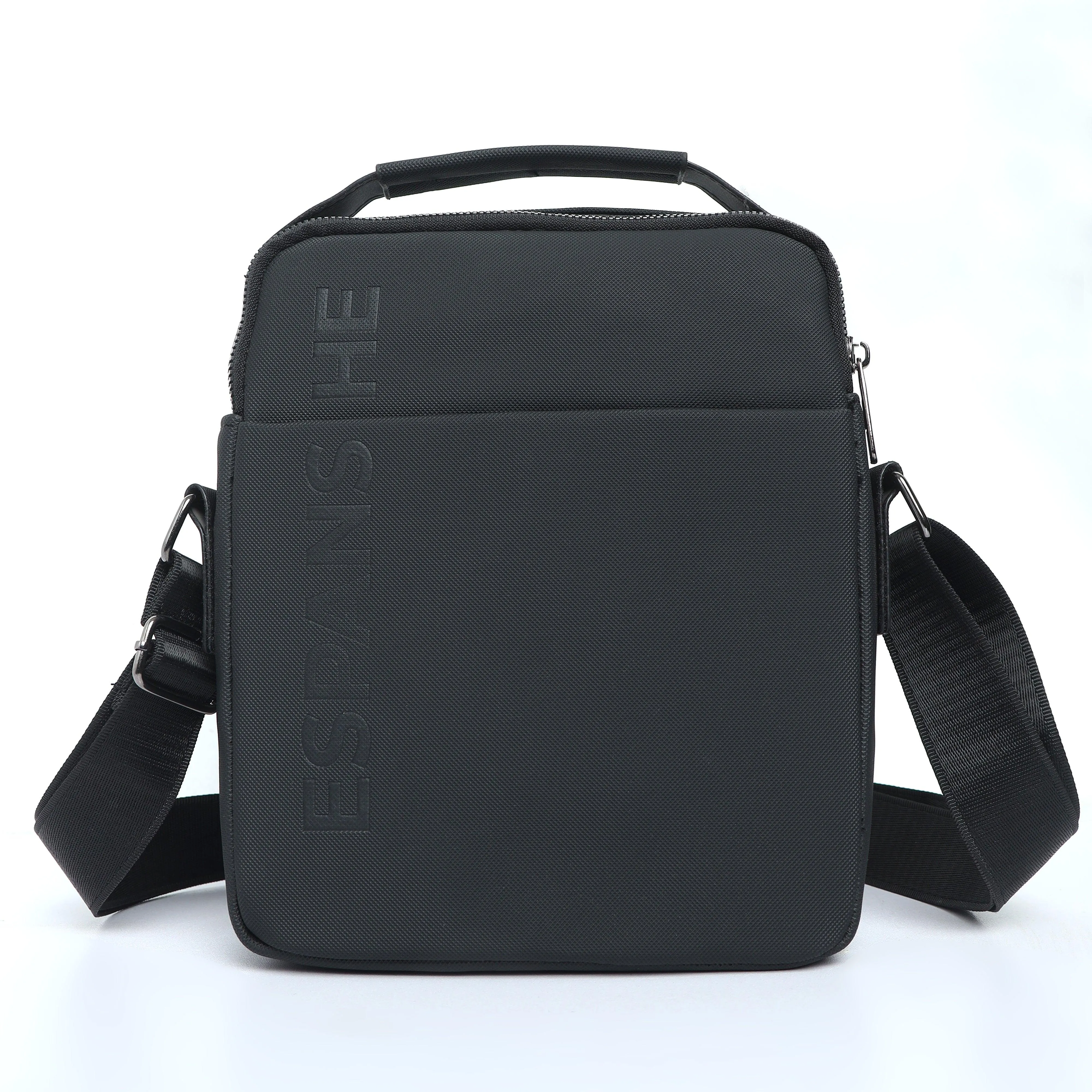 Cross Body Messenger Bag - Black