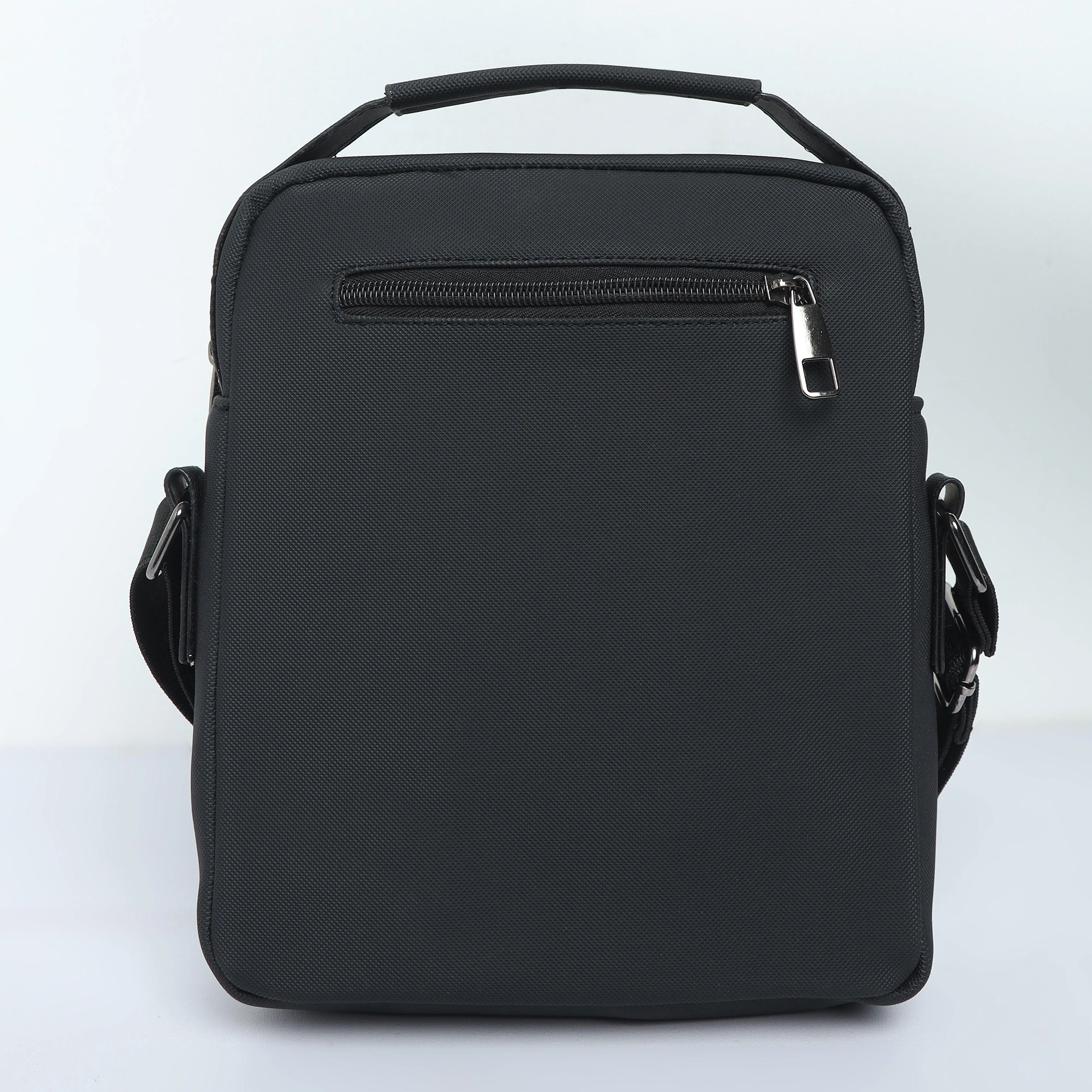 Cross Body Messenger Bag - Black