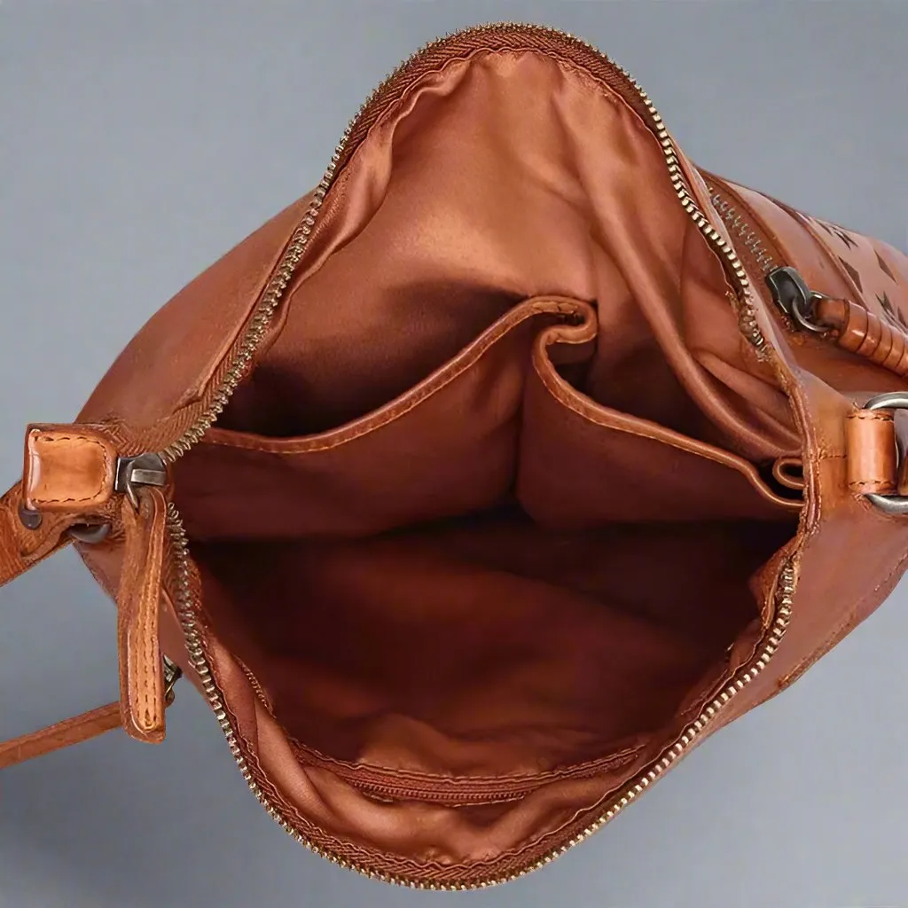 Crossbody Bag with Aztec Design