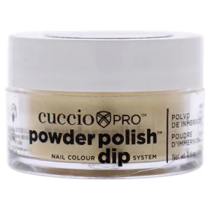 Cuccio Pro Powder Polish Dip - Metallic Lemon Gold - Nail Lacquer for Manicures & Pedicures, Easy & Fast Application/Removal - No LED/UV Light Needed - Non-Toxic, Odorless, Highly Pigmented - 0.5 oz Cuccio Pro Powder Polish Dip - Metallic Lemon Gold - Nail Lacquer for Manicures & Pedicures, Easy & Fast Application/Removal - No LED/UV Light Needed - Non-Toxic, Odorless, Highly Pigmented - 0.5 oz