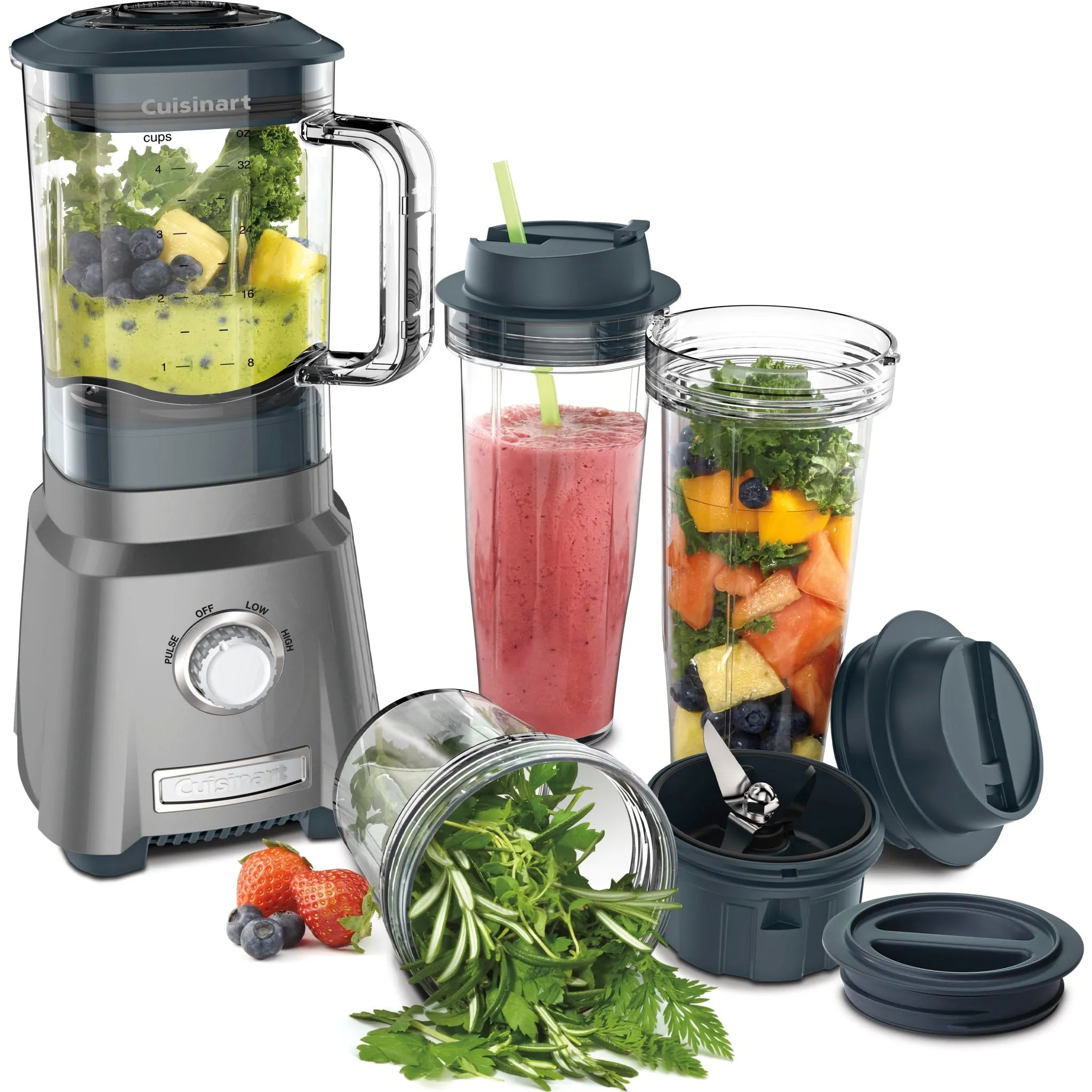 Cuisinart 1 Peak HP Compact Blender (CPB-380C) - Gun Metal