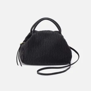 Darling Satchel In Soft Pleated Leather - Black Darling Satchel In Soft Pleated Leather - Black