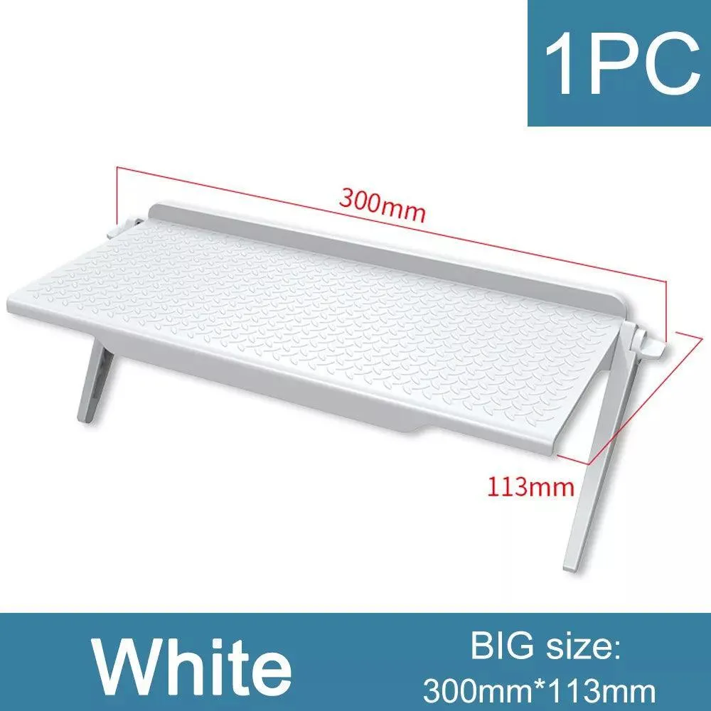 Desktop Media Storage Rack: Adjustable Tilt Tech Stand for Workspace Organization