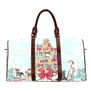 Dog Xmas Waterproof Travel Bag/Small (Model 1639) Dog Xmas Waterproof Travel Bag/Small (Model 1639)